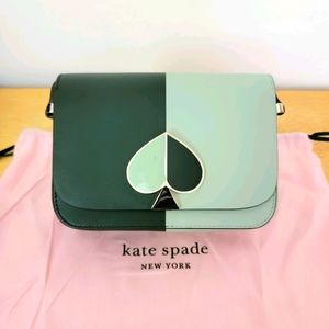 Sold Kate Spade Nicola Bicolor Small Bag Green
